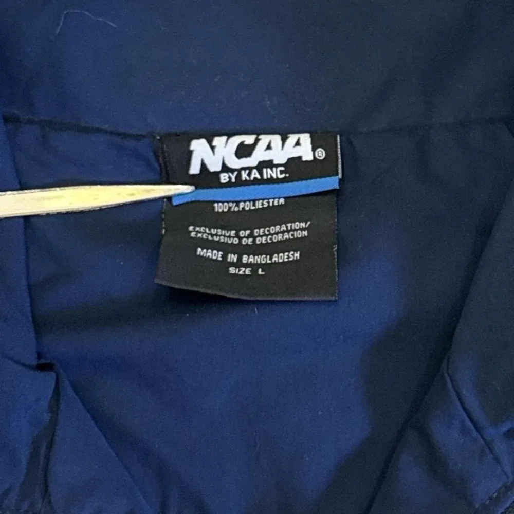 Vintage Notre Dame Embroidered Full Zip Jacket Large NCAA Irish